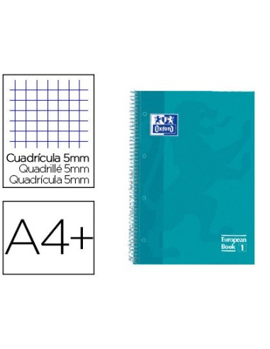 CUADERNO ESP.OXFORD EBOOK 1 T.EXTRA.A4+ 80 H CUAD 5MM