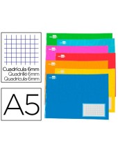 CUADERNO GRAP. WRITE A5 AP. T.CARTON 6MM 32H. 60GR. COL.SURT.