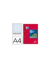 CUADERNO ESP. OXFORD OPTIK A4 T.EXTRA MICRO 5MM 3B.120H 90GR. RJ. 2