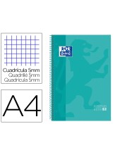 CUADERNO ESP. OXFORD EBOOK A4 T.EXTRA 5MM 80H 90GR. MENTA