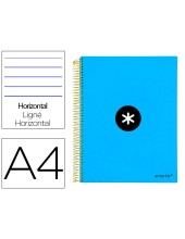 CUADERNO ESP. ANTARTIK A4 T.FORRADA MICRO HOR. 5B 4T.120H.100GR.AZ.