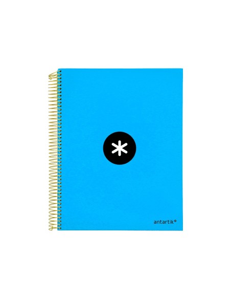 CUADERNO ESP. ANTARTIK A4 T.FORRADA MICRO HOR. 5B 4T.120H.100GR.AZ.