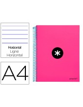 CUADERNO ESP. ANTARTIK A4 T.FORRADA MICRO HOR. 5B 4T.120H.100GR.RO