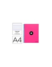 CUADERNO ESP. ANTARTIK A4 T.FORRADA MICRO HOR. 5B 4T.120H.100GR.RO 2