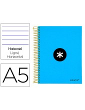 CUADERNO ESP. ANTARTIK A5 T.FORRADA MICRO 5MM 5B 6T.120H.100GR. AZ.