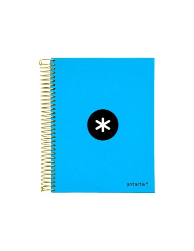 CUADERNO ESP. ANTARTIK A5 T.FORRADA MICRO 5MM 5B 6T.120H.100GR. AZ.