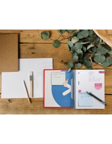 CUADERNO ESP. ANTARTIK A5 T.FORRADA MICRO HOR. 5B.6T.120H.100GR.RJ.