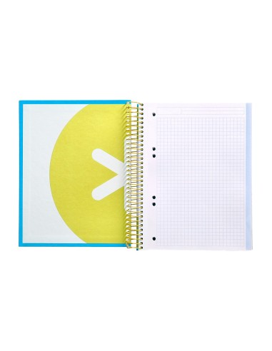 CUADERNO ESP. ANTARTIK A5 T.FORRADA MICRO 5MM 5B 6T.120H.100GR.AZ. FL