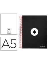 CUADERNO ESP. ANTARTIK A5 T.FORRADA MICRO LISO 5B 6T. 120H.100GR.NG.