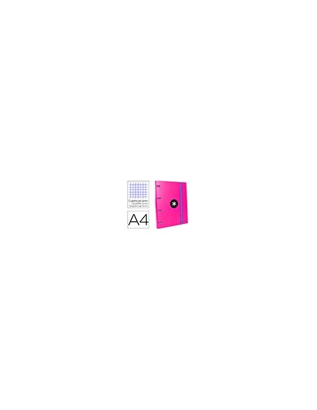 CARPETA RECAMBIO ANTARTIK A4 CUADRO 5MM FORRADA 4AN.25MM ROSA CARPETA RECAMBIO ANTARTIK A4 CUADRO 5MM FORRADA 4AN.25MM ROSA