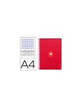 CUADERNO ESP. ANTARTIK A4 T.DURA MICRO 5MM 4T 80H 100GR FRAMBUESA 2