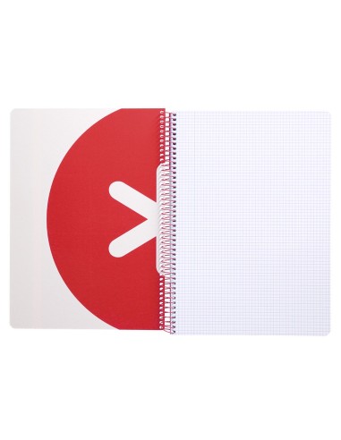 CUADERNO ESP. ANTARTIK A4 T.DURA MICRO 5MM 4T 80H 100GR FRAMBUESA