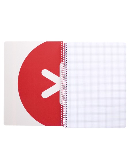 CUADERNO ESP. ANTARTIK A4 T.DURA MICRO 5MM 4T 80H 100GR FRAMBUESA