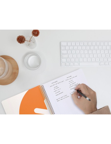 CUADERNO ESP. ANTARTIK A4 T.DURA MICRO 5MM 4T. 80H 100GR MOSTAZA