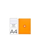 CUADERNO ESP. ANTARTIK A4 T.FORRADA MICRO HOR. 5B 4T 120H 100GR.MOSTA 2