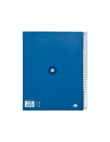 CUADERNO ESP. ANTARTIK A4 T.FORRADA MICRO HOR. 5B.4T.120H 100GR. AZ.