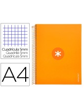 CUADERNO ESP. ANTARTIK A4 T.FORRADA MICRO 5MM 5B 4T 120H.100GR.MOST