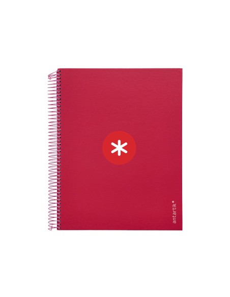 CUADERNO ESP. ANTARTIK A4 T.FORRADA MICRO 5MM 5B 4T.120H 100GR.FRAMB