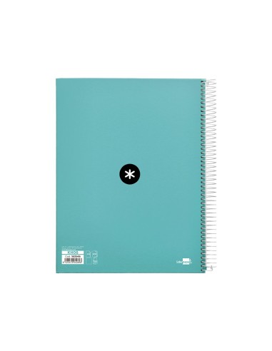 CUADERNO ESP. ANTARTIK A4 T.FORRADA LISO 5B 4T.120H 100GR.MENTA
