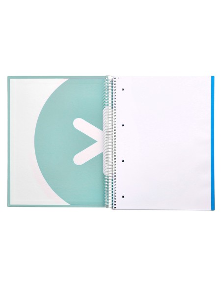 CUADERNO ESP. ANTARTIK A4 T.FORRADA LISO 5B 4T.120H 100GR.MENTA