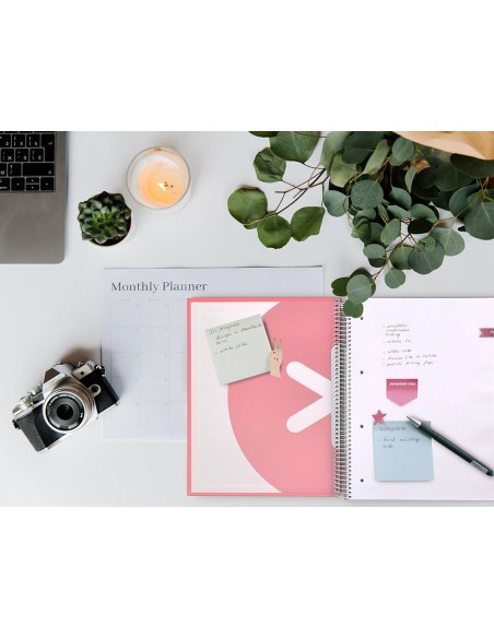 CUADERNO ESP. ANTARTIK A4 T.FORRADA LISO 5B 4T.120H 100GR. CORAL