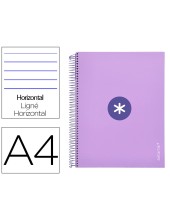 CUADERNO ESP.A4MICRO ANTARTIK T.FORRADA 120H 100GR HOR.5B. 4 TAL.LAV.