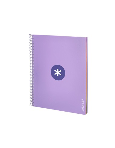CUADERNO ESP.A4MICRO ANTARTIK T.FORRADA 120H 100GR HOR.5B. 4 TAL.LAV.