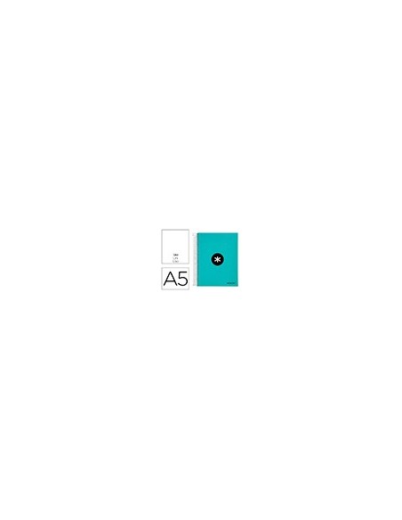 CUADERNO ESP. ANTARTIK A5 T.FORRADA MICRO LISO 5B 6T.120H.100GR.MENTA CUADERNO ESP. ANTARTIK A5 T.FORRADA MICRO LISO 5B 6T.120H.100GR.MENTA