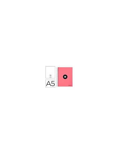 CUADERNO ESP. ANTARTIK A5 T.FORRADA MICRO LISO 6T. 120H 100GR. CORAL CUADERNO ESP. ANTARTIK A5 T.FORRADA MICRO LISO 6T. 120H 100GR. CORAL