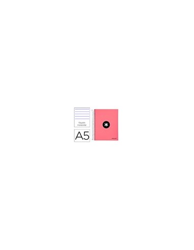 CUADERNO ESP. ANTARTIK A5 T.FORRADA MICRO HOR. 5B 6T.120H.100GR.CORAL CUADERNO ESP. ANTARTIK A5 T.FORRADA MICRO HOR. 5B 6T.120H.100GR.CORAL