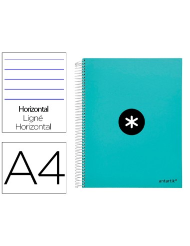 CUADERNO ESP.A4 MICRO ANTARTIK T.FORRADA 120H 100GR HOR.5 B.4 TAL.MEN