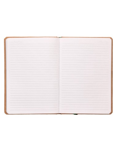 CUADERNO  ECOUSE 100% RECICLADA A5 96H. 70G/M2 HOR.GOMILLA MARCA PG.