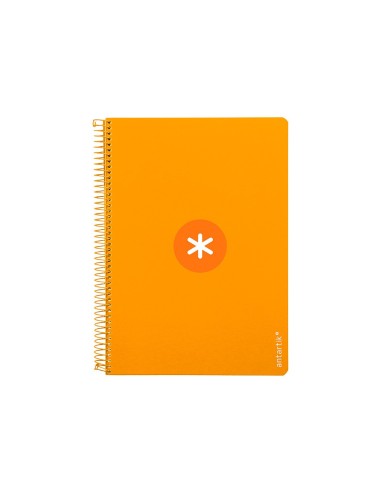 CUADERNO ESP.A4 ANTARTIK T.DURA 80H 90GR 4MM MARGEN MOSTAZA