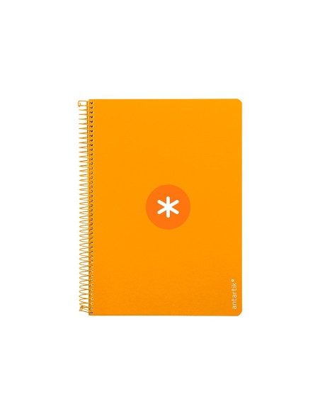 CUADERNO ESP.A4 ANTARTIK T.DURA 80H 90GR 4MM MARGEN MOSTAZA