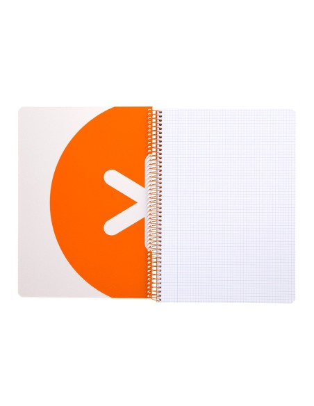 CUADERNO ESP.A4 ANTARTIK T.DURA 80H 90GR 4MM MARGEN MOSTAZA