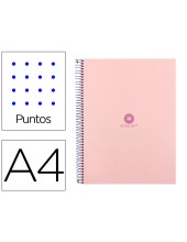 CUADERNO ESP.A4 MICRO ANTARTIK T.FORRADA 80H 90GR.RAYADO 1B.4TAL.ROSA