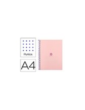 CUADERNO ESP.A4 MICRO ANTARTIK T.FORRADA 80H 90GR.RAYADO 1B.4TAL.ROSA 2