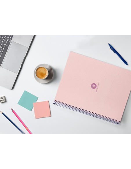 CUADERNO ESP.A4 MICRO ANTARTIK T.FORRADA 80H 90GR.RAYADO 1B.4TAL.ROSA CUADERNO ESP.A4 MICRO ANTARTIK T.FORRADA 80H 90GR.RAYADO 1B.4TAL.ROSA