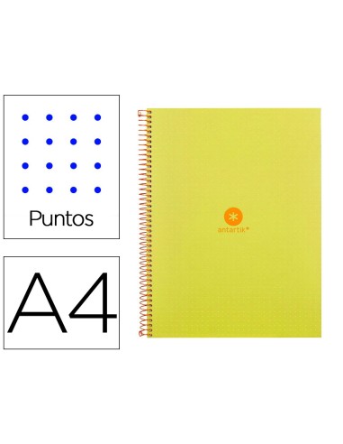 CUADERNO ESP.A4 MICRO ANTARTIK T.FORRADA 80H 90GR.RAYADO 1B.4 TAL.AM.