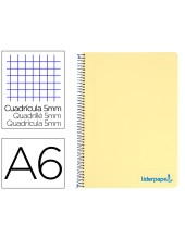 CUADERNO ESP. WONDER A6 T.PLASTICO MICRO 5MM 4B.120H. 90GR. AM.