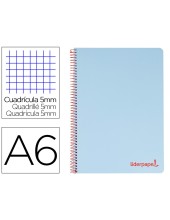 CUADERNO ESP. WONDER A6 T.PLASTICO MICRO 5MM 4B.120H. 90GR. CE.