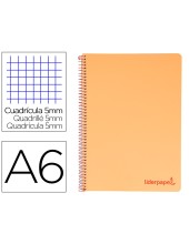 CUADERNO ESP. WONDER A6 T.PLASTICO MICRO 5MM 4B.120H. 90GR. NJ.