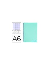 CUADERNO ESP. WONDER A6 T.PLASTICO MICRO 5MM 4B.120H. 90GR. VE. 2