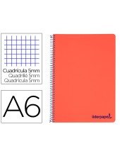 CUADERNO ESP. WONDER A6 T.PLASTICO MICRO 5MM 4B.120H. 90GR. RJ.