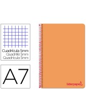 CUADERNO ESP. WONDER A7 T.PLASTICO MICRO 5MM 4B.100H. 90GR. NJ.