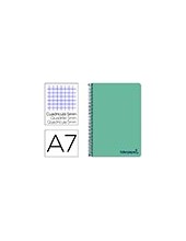 CUADERNO ESP. WONDER A7 T.PLASTICO MICRO 5MM 4B.100H. 90GR. VE. 2