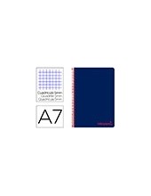CUADERNO ESP. WONDER A7 T.PLASTICO MICRO 5MM 4B.100H. 90GR. AZ. 2