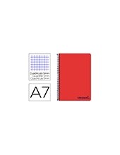 CUADERNO ESP. WONDER A7 T.PLASTICO MICRO 5MM 4B.100H. 90GR. RJ. 2