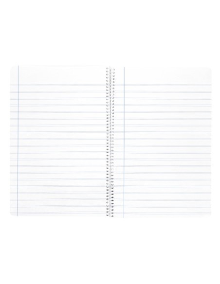 CUADERNO ESP. WONDER A4 T.PLASTICO PAUTA 2,5MM 80H 90GR. COL.SURT.