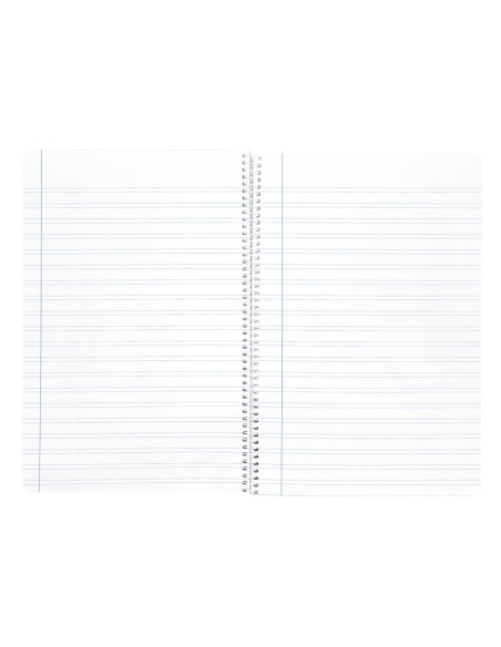 CUADERNO ESP. WONDER A4 T.PLASTICO PAUTA 3,5MM 80H 90GR. COL.SURT.